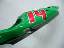 Fairings 2000-2001 Kawasaki ZX 9R Green Black No.14 ZX9R Racing Generic