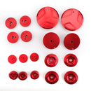 18x CNC ALUMINUM SIDE FRAME COVER CAPS PLUGS Fit for BMW R1200GS 2013-2019 Generic