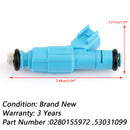 1PCS 0280155972 fuel injectors For 2002-2003 Liberty 3.7L V6 53031099 Generic