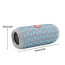 Bluetooth USB/TF/FM Radio Portable Speaker Wireless Outdoor Stereo Triangle Blue