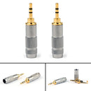 8PCS 2.5mm Stereo Male Repair Headphone Jack Plug Audio Soldering Cable