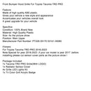 Toyota Tacoma TRD PRO 2016-2023 Front Bumper Hood Grille With Sensor Cover