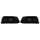 2PCS Audi Q5 2018-2022 Front Bumper Cover Grille Bezel Insert Gloss Black
