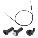 Throttle Cable Handle Bar Set For 100cc 125cc 150cc 200cc Dirt Pit Bike Generic