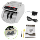 Money Bill Counter Machine Cash Counting Counterfeit Detector UV MG Bank Checker