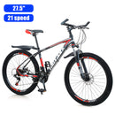 27.5 Inch 21 Speed Black&Red Mountain Bikes Bicycle MTB+Lock+Air Pump For Sale