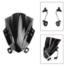 Universal 7/8'' 22mm Handlebar ABS Plastic Motorcycle Windshield WindScreen Generic