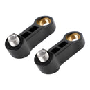 Motorcycle Plastic Mirror Extender-Riser-Extension Black 10mm - M10 For Yamaha