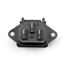 20PCS IEC320 C14 3 Pin Screw Mount Power Socket Cover 10A 250V For Boat AC-04C
