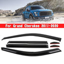 2011-2020 Grand Cherokee 6PCS Sun Rain Guard Vent Shade Window Visor