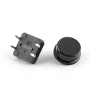 100 Pairs Tact Switch + Round Button Cap Micro Switch 12*12*7.3MM 5 Color Kit
