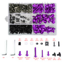 Purple Fairing Bolts Screws Kit For Yamaha YZF R6 R1 R25 R125 R3 T-MAX MT XJR Generic