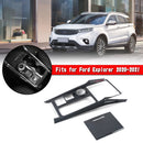 Carbon Fiber Console Gear Shift Box Panel Cover Trim For Ford Explorer 2020-2021 Generic