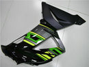Fairing Injection Plastic Kit Green Black W/Bolt Kit Fit For Kawasaki Zx6R 13-18 Generic