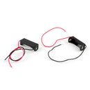 5Pcs 2-Wired 12V 23A MN21 MS21 Battery Case Box Holder Black With Cable