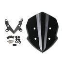 ABS 4mm Motorcycle Windscreen Screen Windshield for Kawasaki Z125 2019-2020 Generic