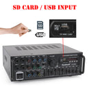 Bluetooth 5.0 HiFi Sunbuck 2000W Stereo Power Amplifier Karaoke FM USB SD AUX