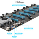 ETC Miner Motherboard 8GPU 8 PCIE x16 Graphics Card w/ Cpu DDR3 VGA HD BTC-S37