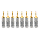 8PCS 2.5mm Stereo Male Repair Headphone Jack Plug Audio Soldering Cable