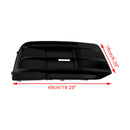 2PCS Audi Q5 2018-2022 Front Bumper Cover Grille Bezel Insert Gloss Black