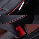 3D Universal Car Seat Cover PU Breathable Pad Mat for Auto Chair Cushion Red Generic