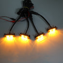 4PCS/Set LED Lights Fit Front Bumper Grille Tacoma 2016-2020 PT228-35170 Clear Generic