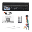7" 1Din Telescopic Touch Screen Car Radio Stereo MP5 Player BT/USB/AUX w Camera
