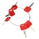 (6)For John Deere Heavy Equipment Ignition Excavator Loader Dozer Keys