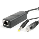 POE Injector Splitter Adapter Cable DC 24V to 12V For CCTV Camera 100M