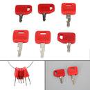 (6)For John Deere Heavy Equipment Ignition Excavator Loader Dozer Keys