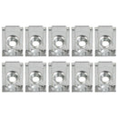 10x Fairing Clips M6 6mm Bodywork Panel Spire Clip Motorcycle Speed Clips U Nut Generic