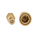 1 Sets 1/4" NPT ISO 7241-B Quick Disconnect Hydraulic Couplings/Couplers Brass