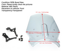 ABS Plastic Motorcycle Windshield Windscreen For CB650R 19-23/CB1000R 18-20