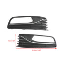 VW Polo 6R 2014-2017 Pair Front Bumper Fog Light Cover Grill Grille