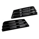 2PCS Front Fog Light Grille Lower Bumper Grill Fit AUDI A4 B9 2016-2018