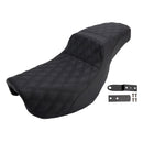 Rider Passenger Seat Front Rear Cushion Fit For Dyna Fxd 2006-2017 Fld Fat Boy