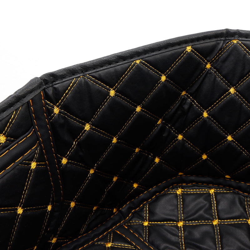 Trunk Inner Protector Seat Bucket Liner Pad Pu Brown For Vespa Gts 300 Gts300 Brown