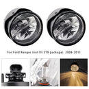 Pair Front Fog Light For Ford Ranger (not fit STX package) 2008-2011 Clear Lens