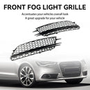 Audi A6 4G C7 2012-2015 2PCS Front Fog Light Cover Bezel Bumper Grille