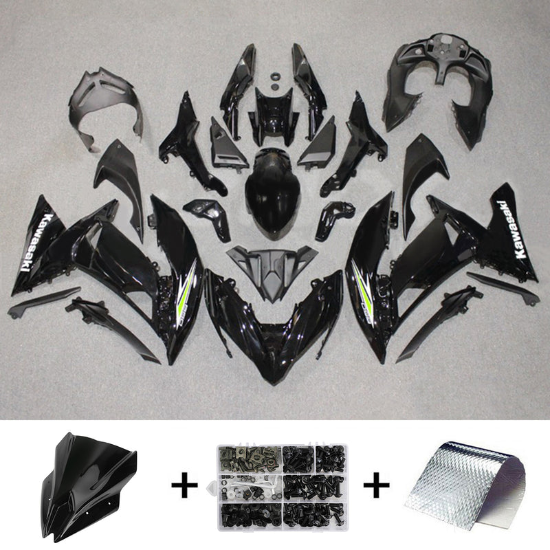 Amotopart Kawasaki ER6F/Ninja650R 2017-2019 Fairing Kit Bodywork Plastic ABS