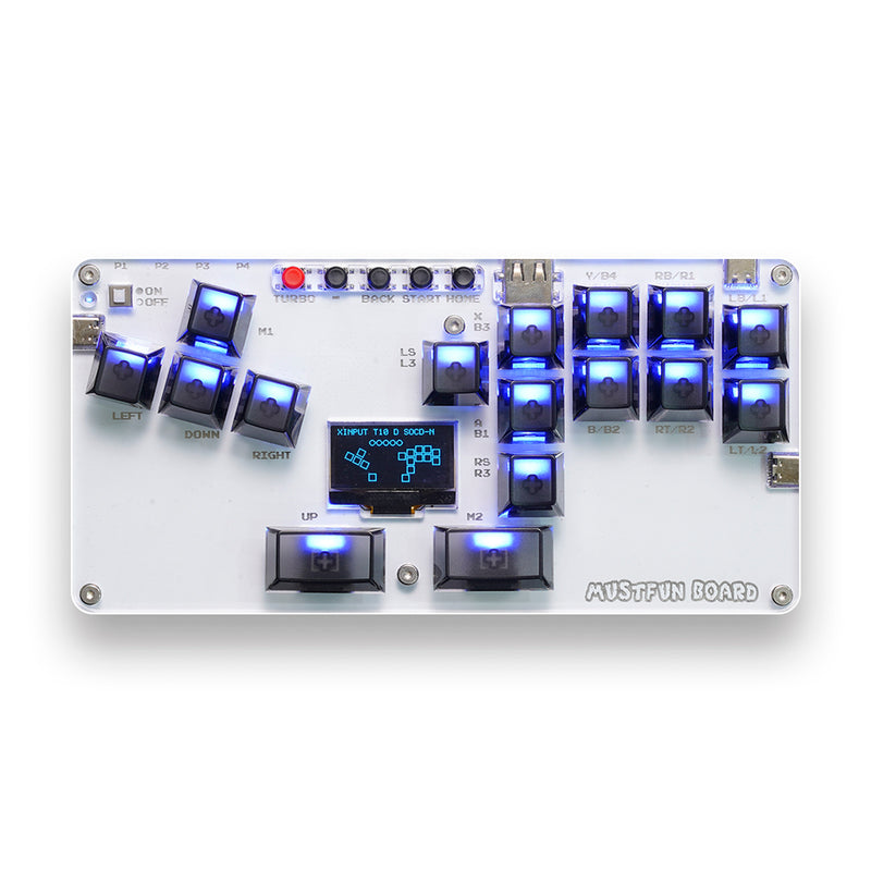 MustFun Hitbox Mini Stickless Controller For PC PS Switch And Other Game Devices