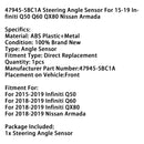 47945-5BC1A Steering Angle Sensor For 15-19 Infiniti Q50 Q60 QX80 Nissan Armada