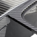 Car Center Console Trim 1J1863201D For VW Golf Jetta Carbon Fiber Pattern