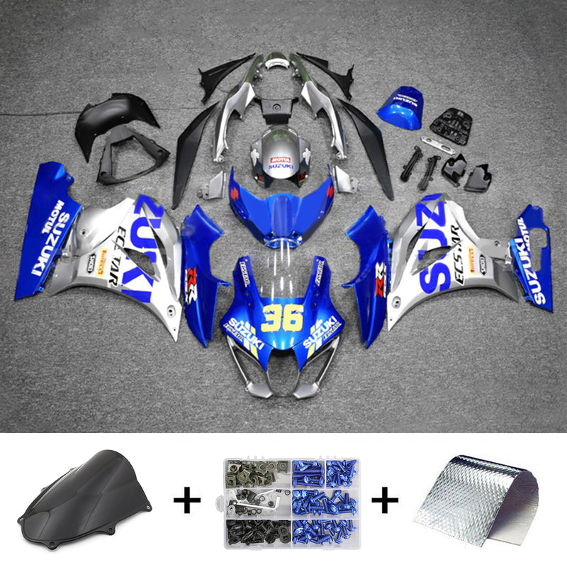 Amotopart Suzuki GSXR1000 2017-2023 K17 Fairing Kit Bodywork Plastic ABS