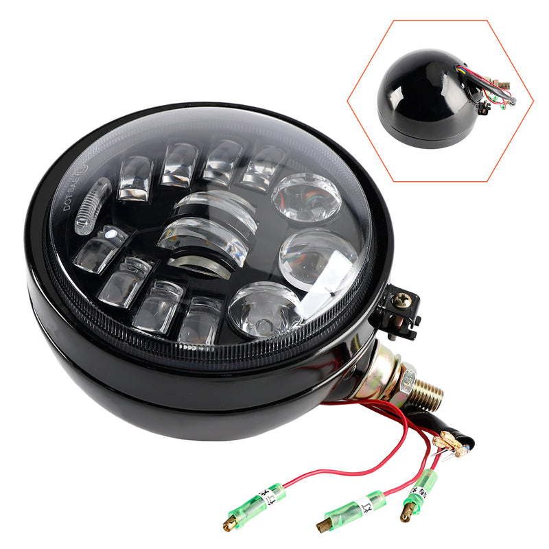 Multifunctional Beam Headlight Lamp Custom Black