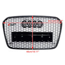 2012 2013 2014 2015 Audi A6 C7 S6 RS6 Style Honeycomb Front Bumper Grille Grill Generic