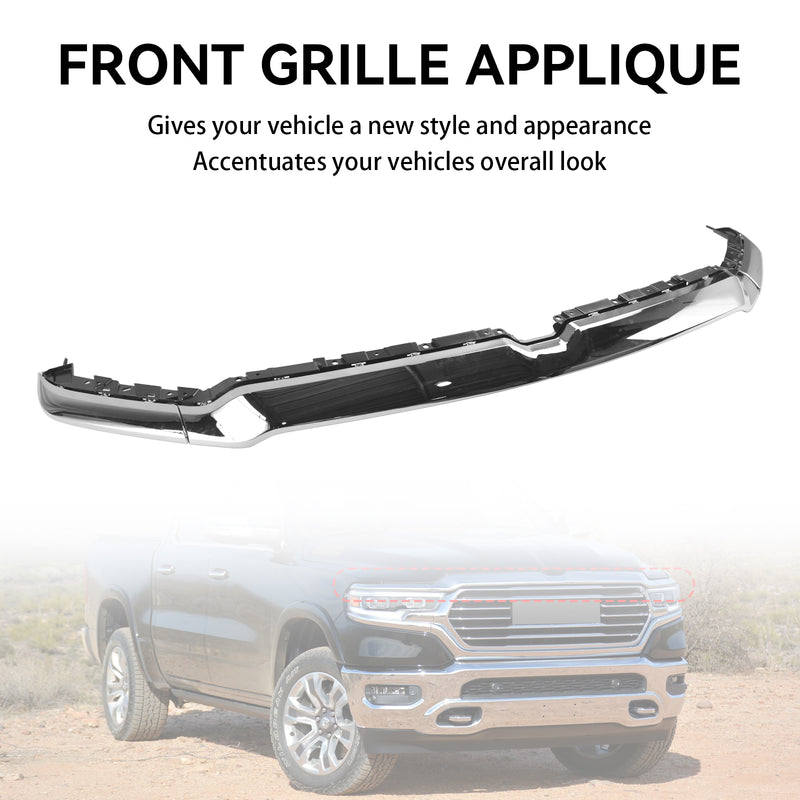 Grill Grille Applique Upper Trim 6BT13SZ0AJ Fit Dodge Ram 1500 2019-2021