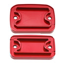 Red Brake Clutch Fluid Tank Caps For Ducati DesertX Scrambler 800 1100 2015+