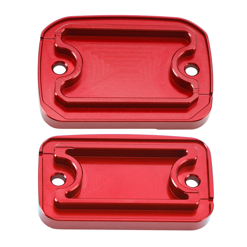 Red Brake Clutch Fluid Tank Caps For Ducati DesertX Scrambler 800 1100 2015+