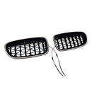 01.2009-10.2016 For BMW 5-Series F10 M5 Gloss Black Kidney Bumper Grill Grille 51137203203 51137203204